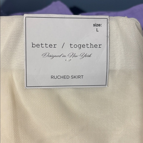 Better Together NWT Ruched Skirt - Picture 4 of 4